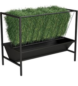 45 Gallon, Heavy Duty, Livestock Hay Feeder for Goats, Horses, Calves