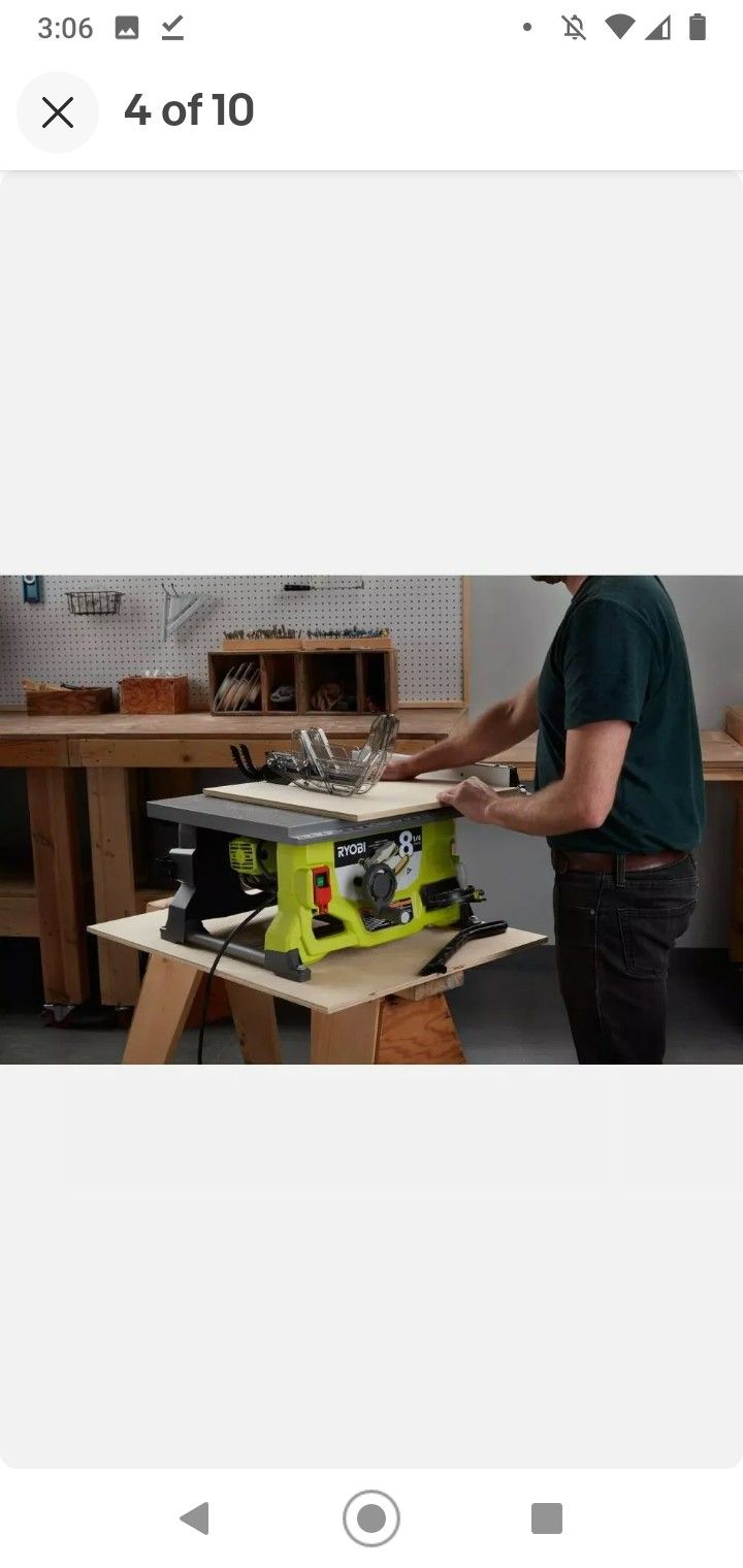 New In Box RYOBI
13 Amp 8-1/4 in. Table Saw