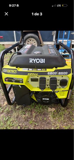 6800-Watt Recoil Start UL Gasoline Powered Portable Generator with CO Detect Shutdown Sensor
