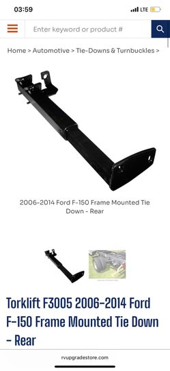 Tork Lift Tie Down - Rear - F3005
