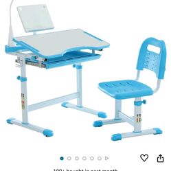 Kids Functional Desk and Chair Set