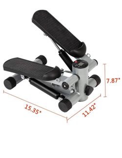 Mini Stepper with Resistance Bands & LCD Display