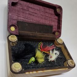 Fishing Tackle Box Unique Wood