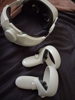 Meta Quest 2 (Headset w/ (L)&(R)Controllers *best offer*