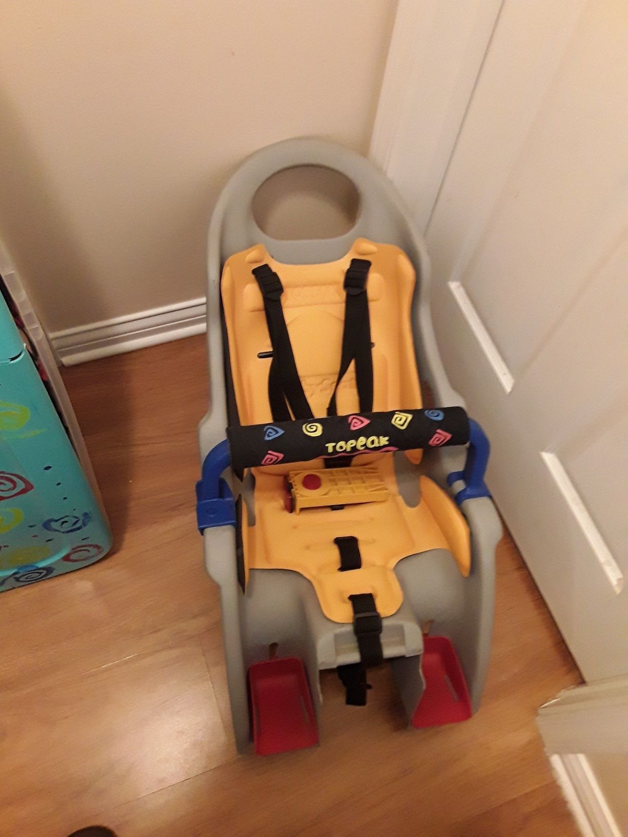 Topeak baby seat with bike rack