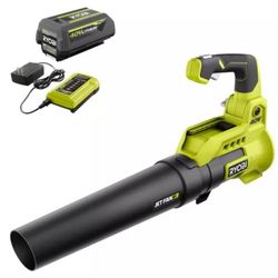 RYOBI 110 MPH 525 CFM 40-Volt Lithium-Ion Cordless Variable-Speed Jet Fan Leaf Blower with 4.0 Ah Battery and Charger Included
