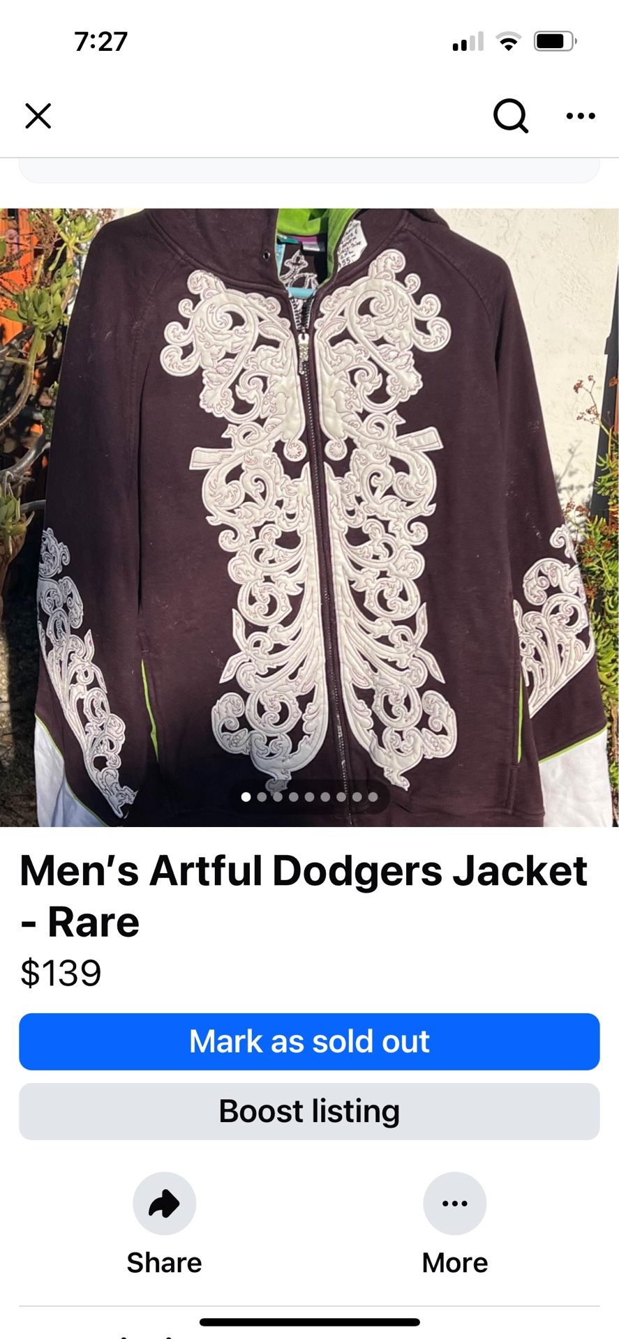 Men’s Artful Dodgers Jacket - Rare