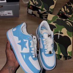 Nike Blue And White Sneakers