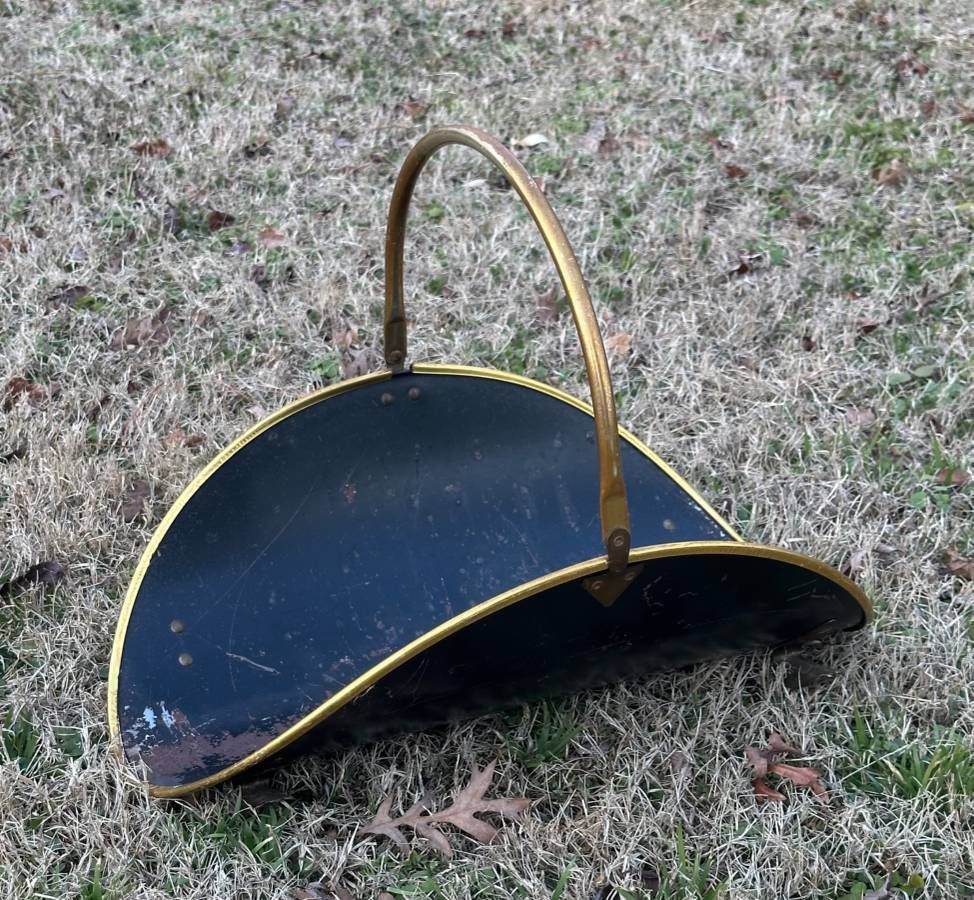 Vintage Claw Footed Fireplace Log Holder Carrier