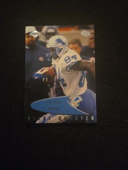 1999 Collectors Edge Odyssey First Quarter Detroit Lions Herman Moore #56