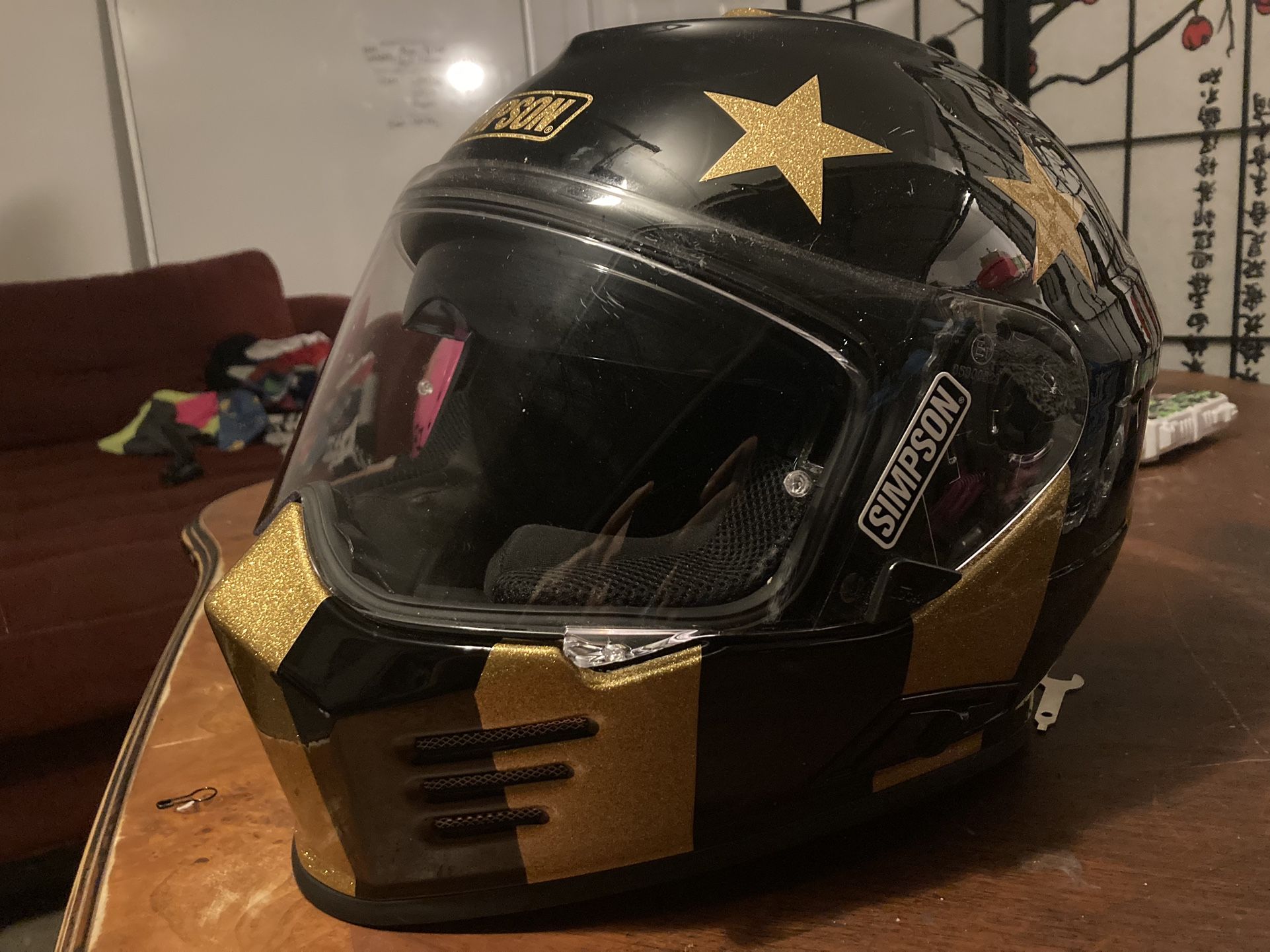 Simpson Ghost Bandit Helmet Pony Boy