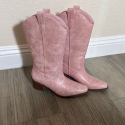 Pink Cowgirl Boots Women