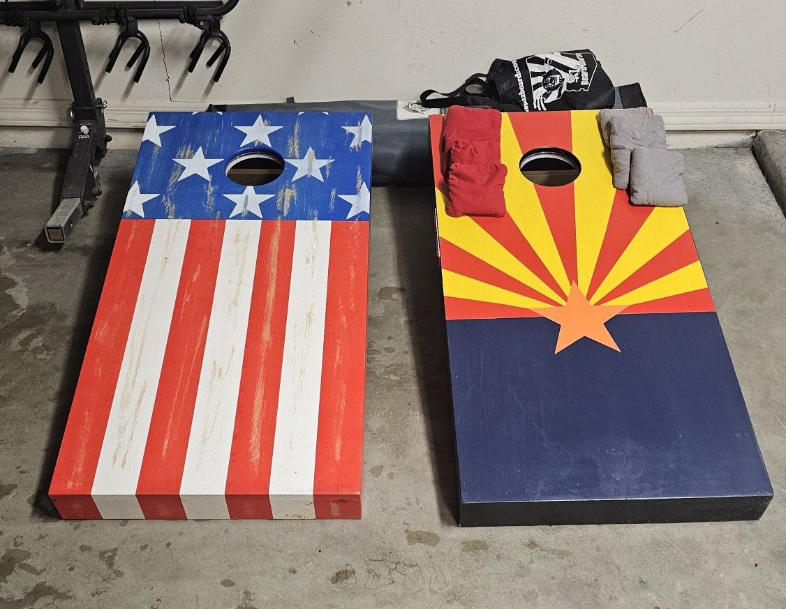Cornhole Boards W/Bags