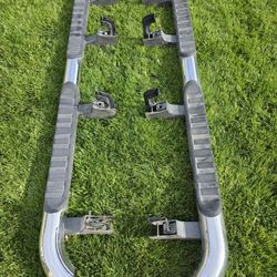 Oval Nerf Steps 2015-2019 Chevy Silverado Crew Cab 1500