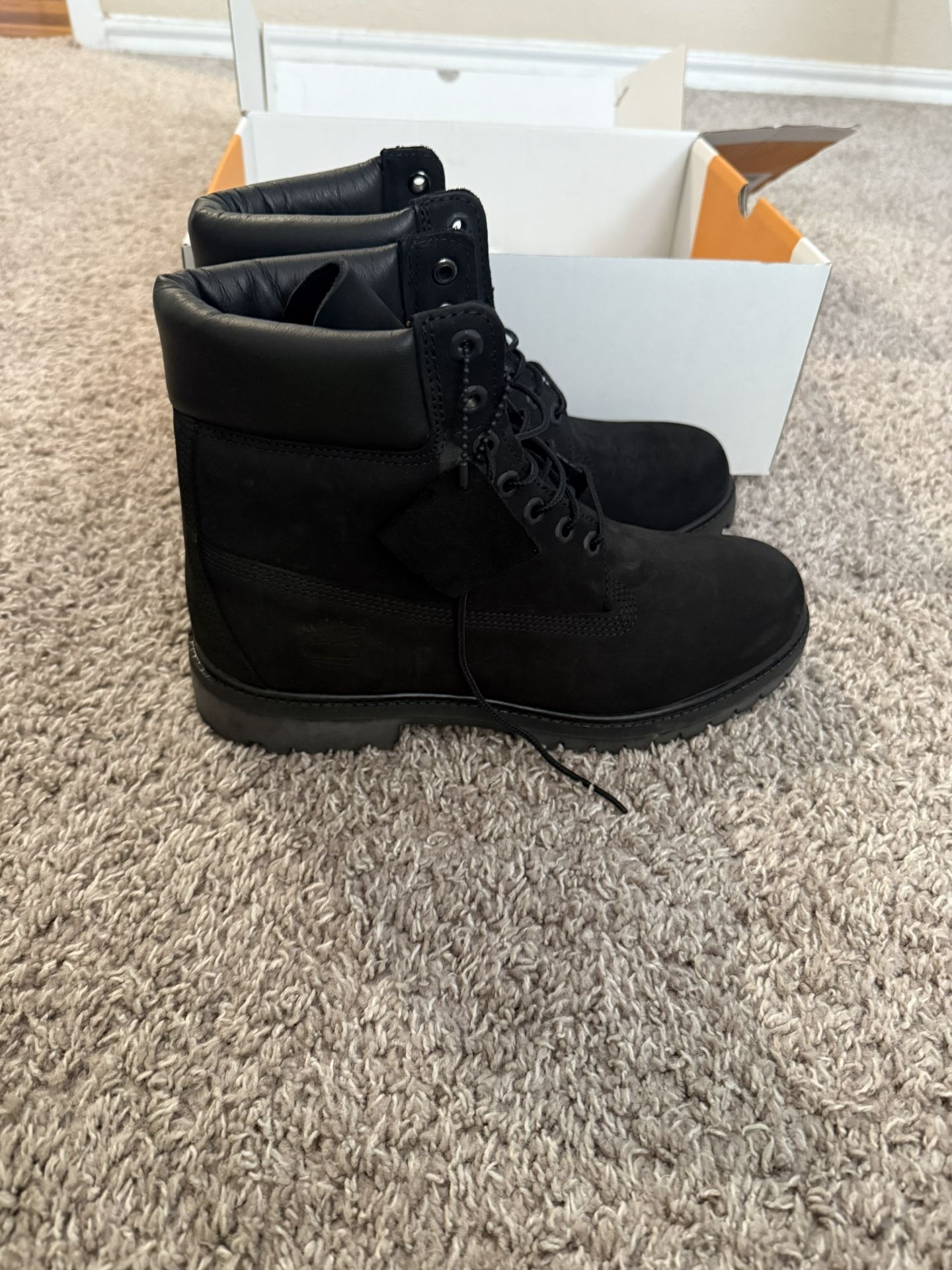 TIMBERLAND PREMIUM 6 IN WATERPROOF BOOT BLACK NUBUCK