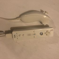 Nintendo Wii OEM Remote With Nunchuck