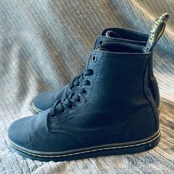 Dr Martens ‘Alfie’ Boots Black Canvas Size: Men’s 8 or Women’s 9