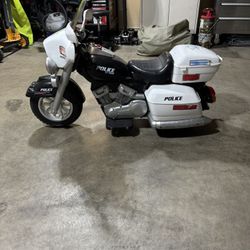 12v Police Motorcycle Ride-On