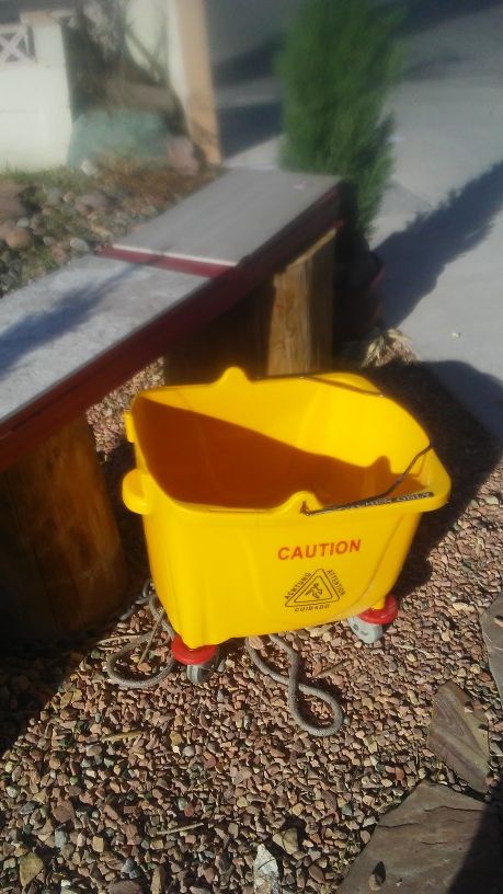 Mop bucket w/professional mop (no ringer)
