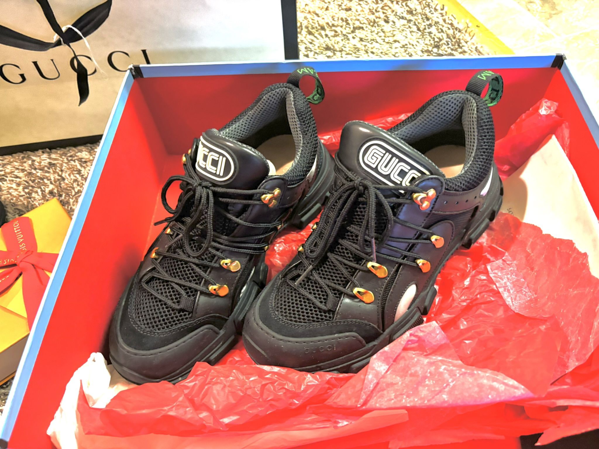 Gucci Flashtrek Size 8 $240 Obo