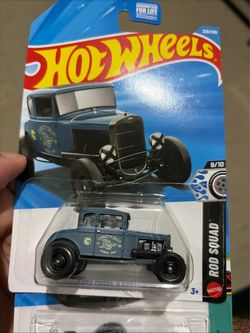 2 Hot Wheels Rod Squad 1929 Ford Model A Blue Diecast Car 1:64 Unopened 2023