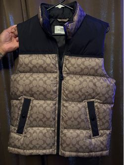 coach puffer vest