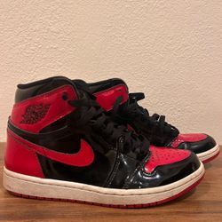 Boys Patent Leather Jordans Size 7