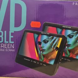 Proscan 7" Dual Screen Portable DVD Player PDVD7751 Black