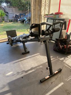 Ormaise sliding incline weight training bench.