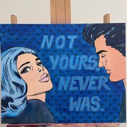 Original mixed media pop art