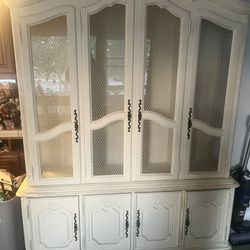 China Cabinet And Credenza Set By Drexel