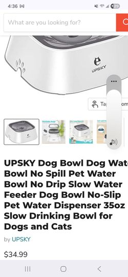 Brand new anti splash dog water bowls