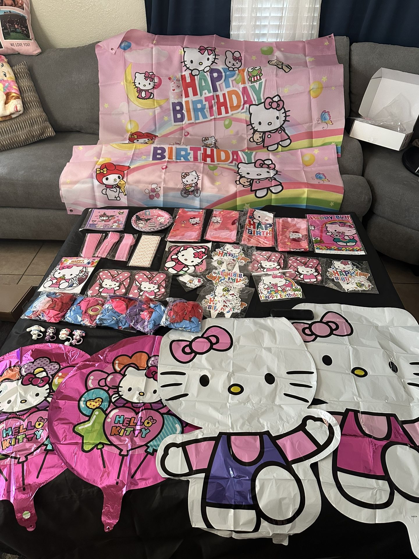 New Hello Kitty Birthday Party Decoration Supplies