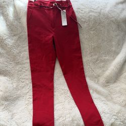 Red Dressing Pants For Women