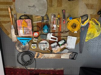 Mixed Hand Tools and Hardware Lot