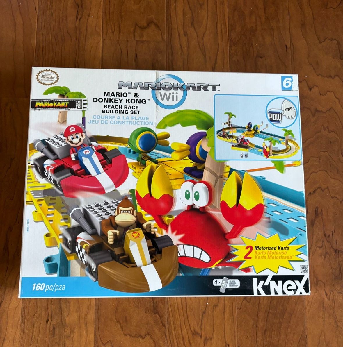Mario Kart Mario & Donkey Kong Beach Building Set