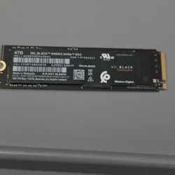 WD Black SN850x 4TB NVMe SSD