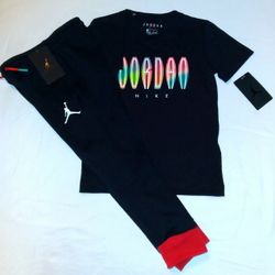 Jordan Boys Youth 2pc Jogger & Tee Set- 6y 