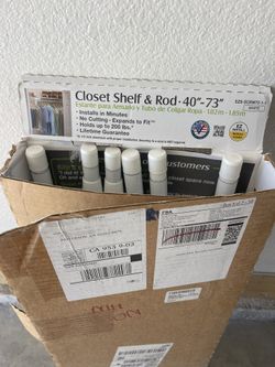 Closet Shelf And Rod