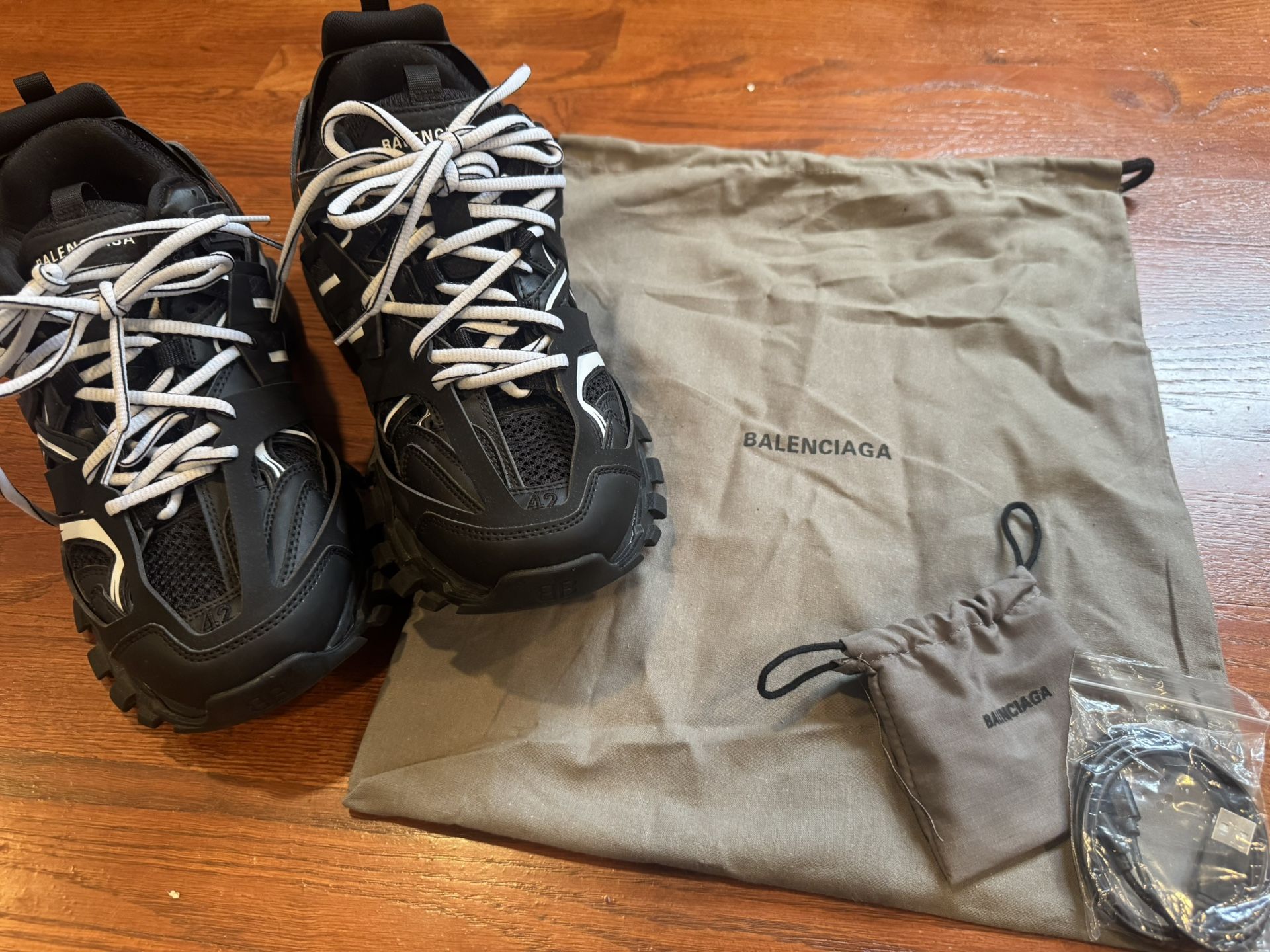 Balenciaga Track Runners (Black & White)