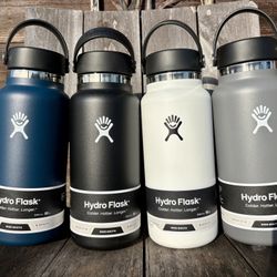 🔥 BRAND NEW Hydro Flask 32oz – Wide Mouth – $20 EACH 🔥 (Still Has Original Labels – 4 Available)