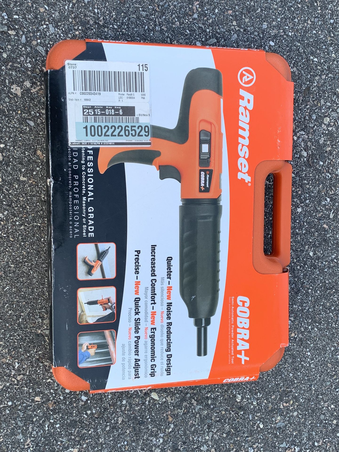 RAMSET COBRA+ Semi Automatic Powder Actuated Tool / BRAND NEW!!! NEVER OPENED