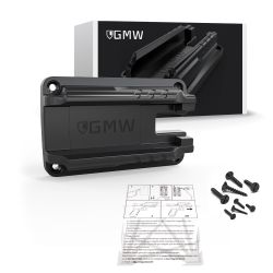 GMW Gun Magnet, 43 lbs. Rating Quickdraw Fast Loader Holster, Cavalry Series Magnetic Gun Mount for Car, Truck, Desk, and Wall UPC: 07024 $29.9