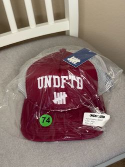 Undefeated Hat (Maroon Red)