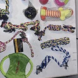 🐶 Assorted Dog Toys Bundle – 12-Pack (Rope, Balls, Chew Toys)