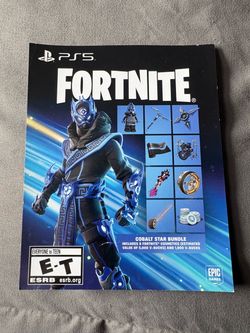 Fortnite 1000 vbucks and Cobalt Star Bundle PS5