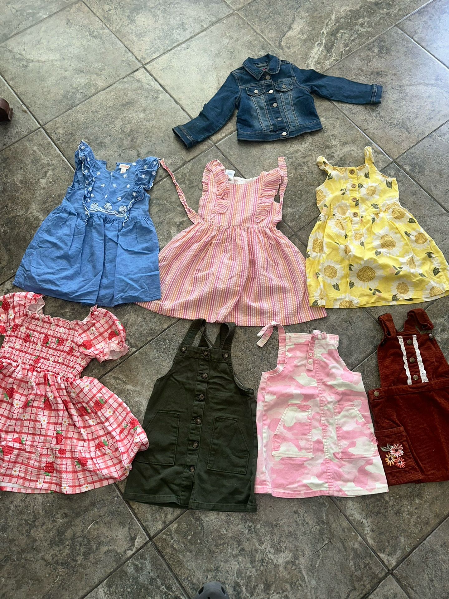 Toddler Dresses & Jean Jacket 