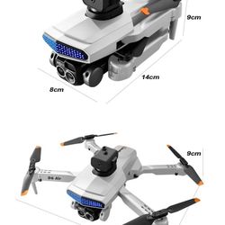 Mini Drone With Dual Camera, 2024New 4K HD Camera Dual Lens Foldable Drone with Carrying Case, One Key Take Off/Land, Altitude Hold, 360° Flip, With P