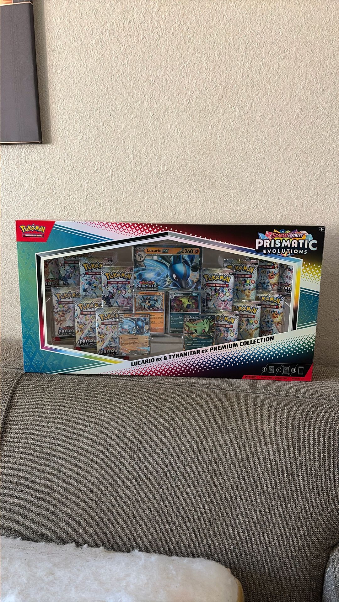 Pokemon Cards -Lucario Ex & Tyranitar Ex Premium Collection 