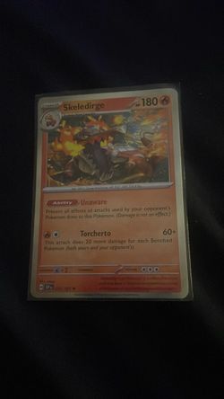 Skeledirge Pokémon Trading Card Stage 2 Fire